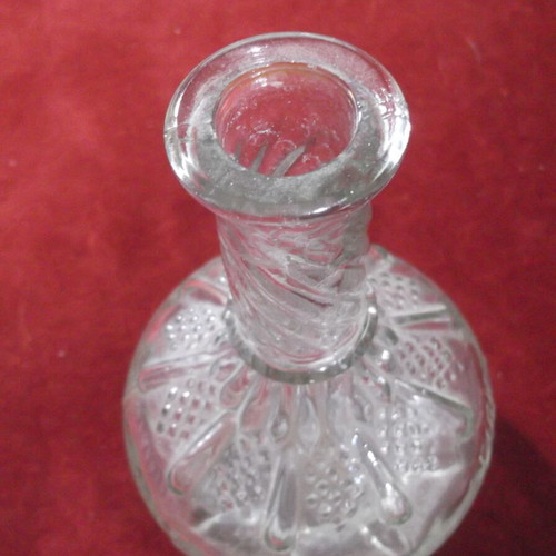 Vintage glass carafe from EOT Wine Festival like new
