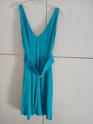 Pinko dress medium size turquoise new without tag