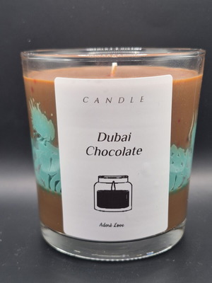 Scented candle Dubai chocolate like new