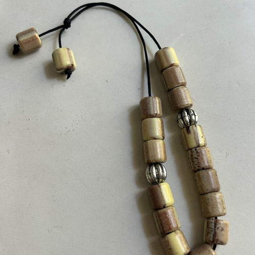 Komboloi old handmade worry beads, used