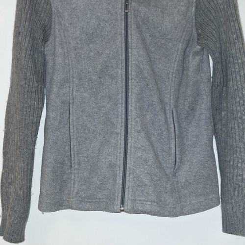 Gray hoodie jacket used, sizes S and M