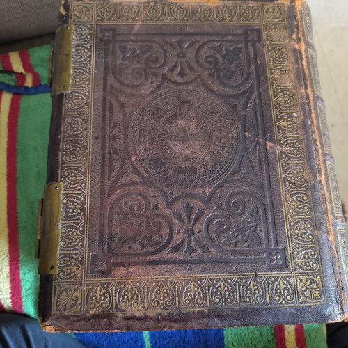 Holy Bible John Kitto D.D. used, 1900 edition