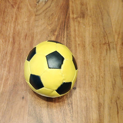 Soft ball used, 10cm diameter, synthetic fabric