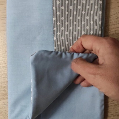 Child health booklet cover new fabric polka dot