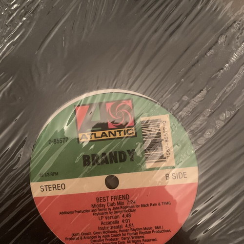 Brandy Best Friend 12" Maxi-Single vinyl used, R&B