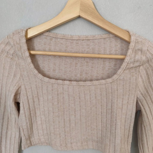 Cropped blouse new, size S