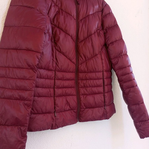 Vero Moda Short Puffer Jacket Burgundy New
