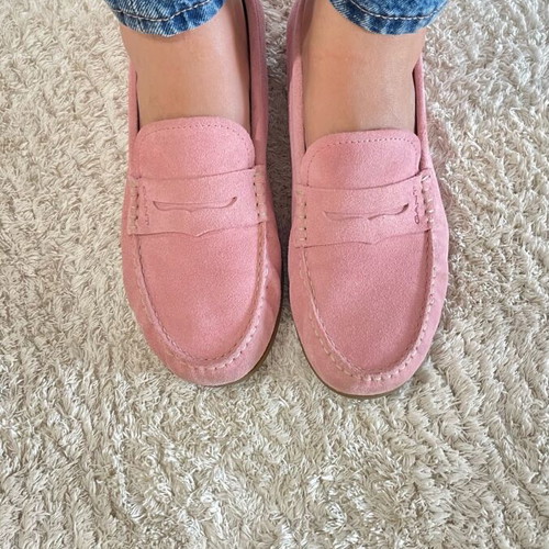 Gant loafers size 41 new, powder pink suede