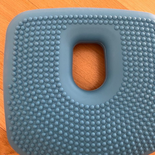 Orthopedic pillow with hole Amila new, blue