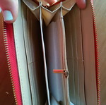 Wallet red unused