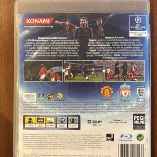 PES 2009 Pro Evolution Soccer PS3 used, sports game