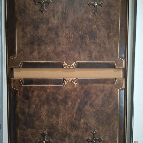 Vintage leather desk set like new