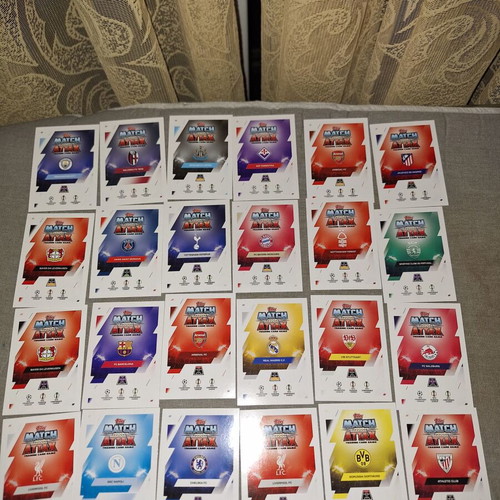 Match Attax cards like new, pack of 24
