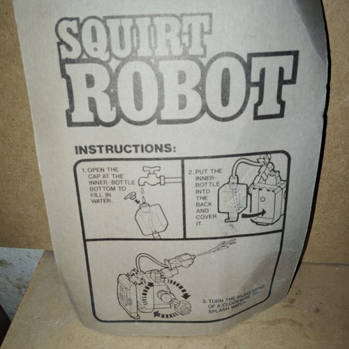 Robot water gun toy new from the 90s