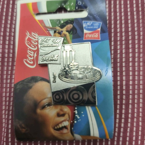 Collectible Olympic Games Pin Athens 2004 new, Coca Cola