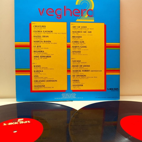 Veghera 2 double vinyl LP like new, 1984 Italo-Disco compilation