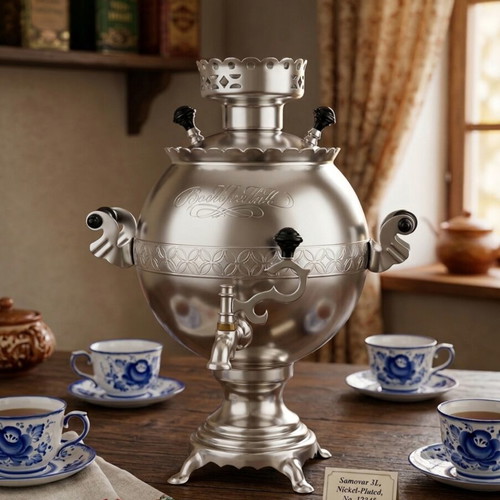 Vintage Russian Samovar "Sfera" 3L 1991