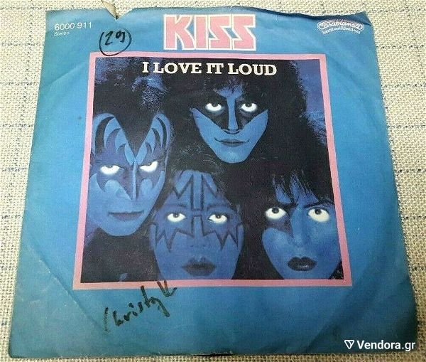  Kiss – I Love It Loud 7' Germany 1982'