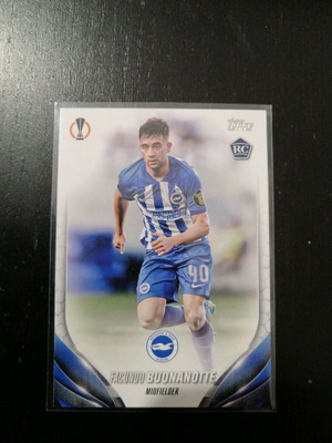 Κάρτα 2023-24 Topps UEL Facundo Buonanotte RC σαν καινούργιο