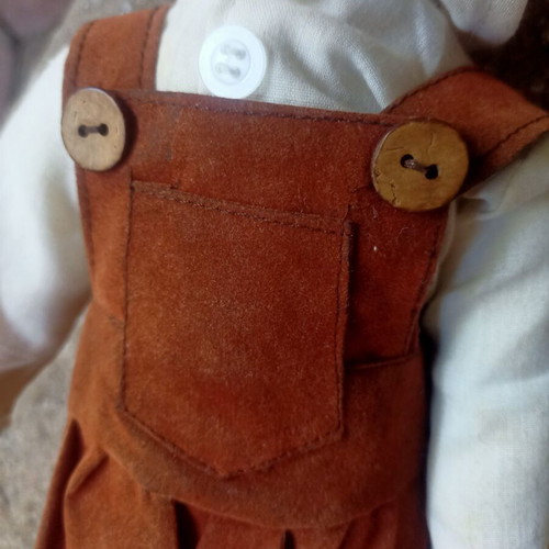 Antique handmade porcelain doll