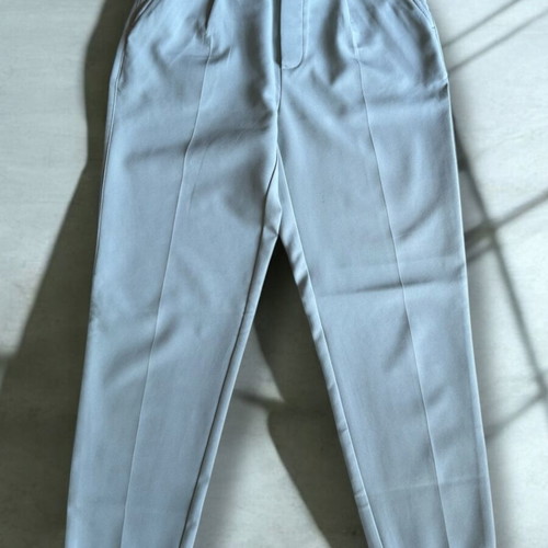 Bershka women's light blue straight leg trousers size 34 like new