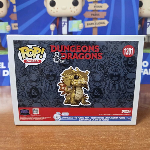 Funko Pop Games 1201 Brass Dragon Wyrmling new, 2026 Spring Convention limited edition