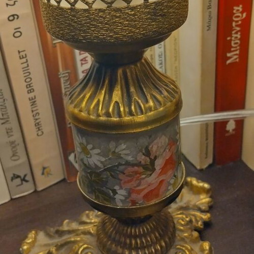 Table lamp refurbished with height 31 cm
