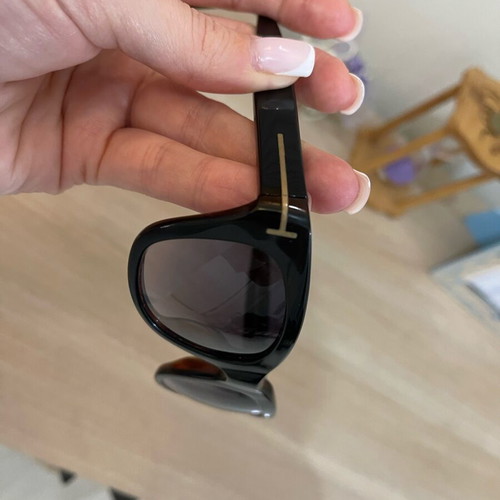 Tom Ford sunglasses used, black, with natural wear