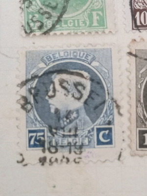 Γραμματόσημα Βελγίου 1925 σαν καινούργια, νέα χρώματα