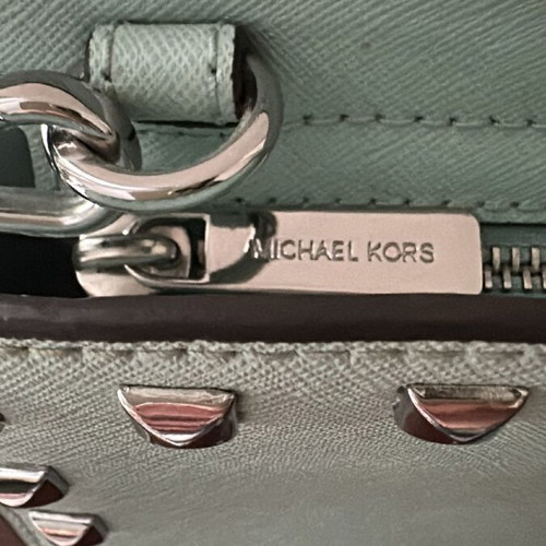 Michael Kors Selma Medium Leather Shoulder Bag Like New Turquoise