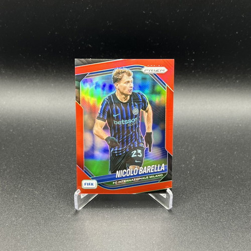 2025-26 Panini Prizm FIFA Nicolo Barella Red Card new