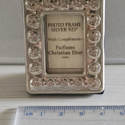 Christian Dior Silver Photo Frame 925 vintage, like new