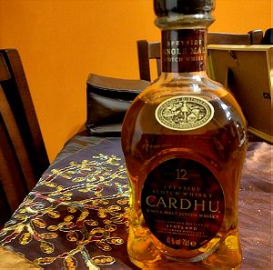 Ένα μπουκάλι malt ουίσκι CARDHU speyside 750 ml