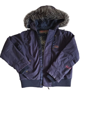 Helmi women's winter jacket used, blue, size S