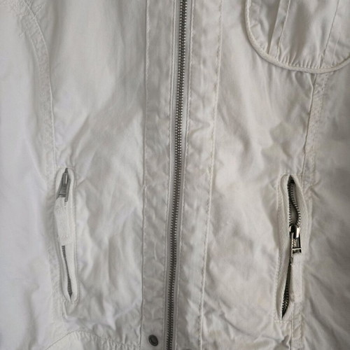 White women's jacket like new, size Medium