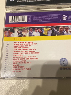 Five CD album used, pop