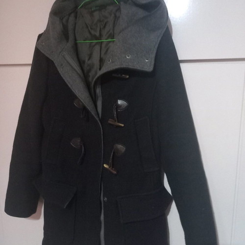 Benetton coat gray new, very warm, size M