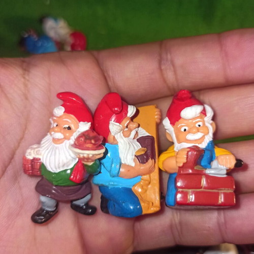 Kinder Surprise 1992 Dwarfs Professions Complete Collection 10/10 figures