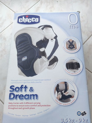 Chicco Soft & Dream Baby Carrier red, unused