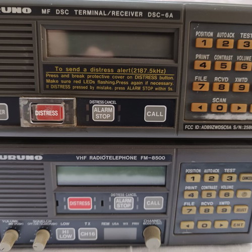 FURUNO FM 8500-DSC 6A VHF Radiotelephone used for repair or parts