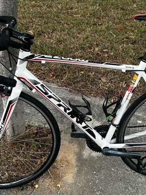 Sprint Monza S2000 ποδήλατο δρόμου με Shimano Claris, λευκό σε μέγεθος Medium