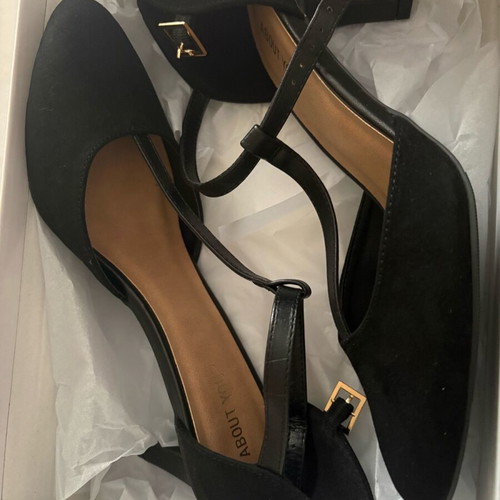 About you black pumps new size 39 with 7 cm heel