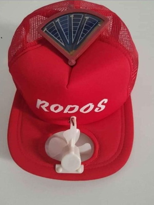 Hat with fan new, solar powered