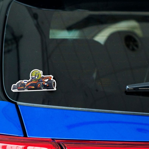 Lando Norris Chibi F1 Stickers made to order, set of 2