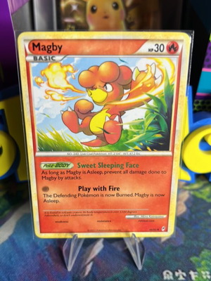 Magby Call of Legends Pokemon card