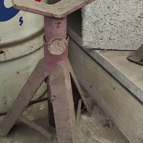 Vintage heavy-duty lifting tripods, set of 6, solid metal, 1960-1970