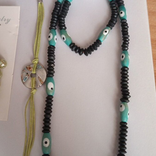 Jewelry set new with earrings, bracelet and necklace