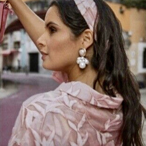 ZARA Embroidered Caftan Dress Small Pink Peach New