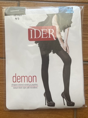 IDER Demon 70 Denier Tights white size 3 new