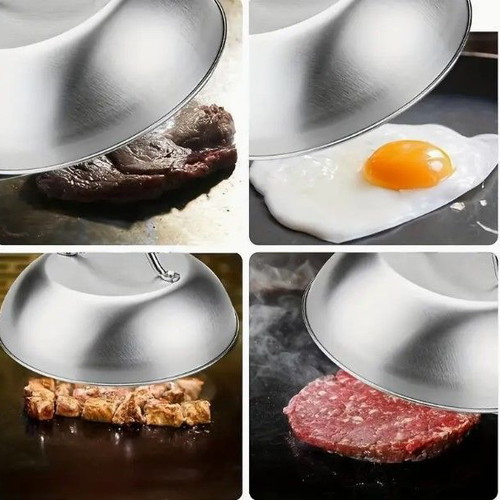 Barbecue lid 22.5cm stainless steel new